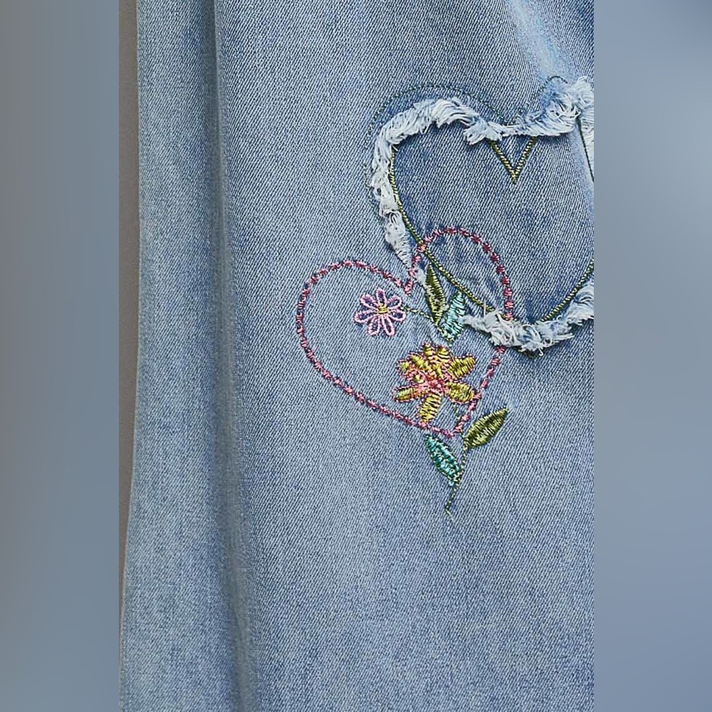 POL “ Heartthrob “ Wide Leg Jeans | Denim Blue - Picture 7 of 7